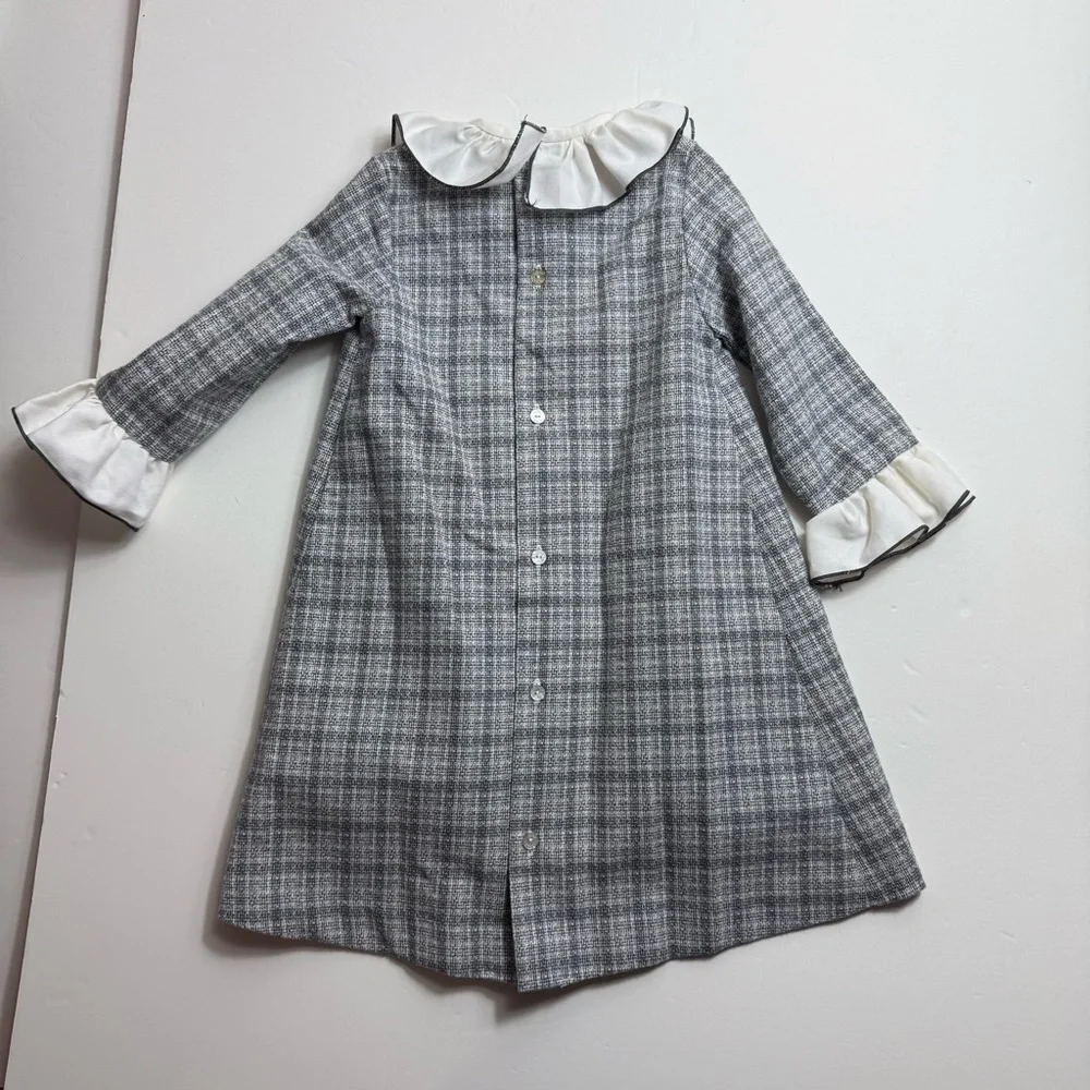 Bebe Sweeney plaid collared dress